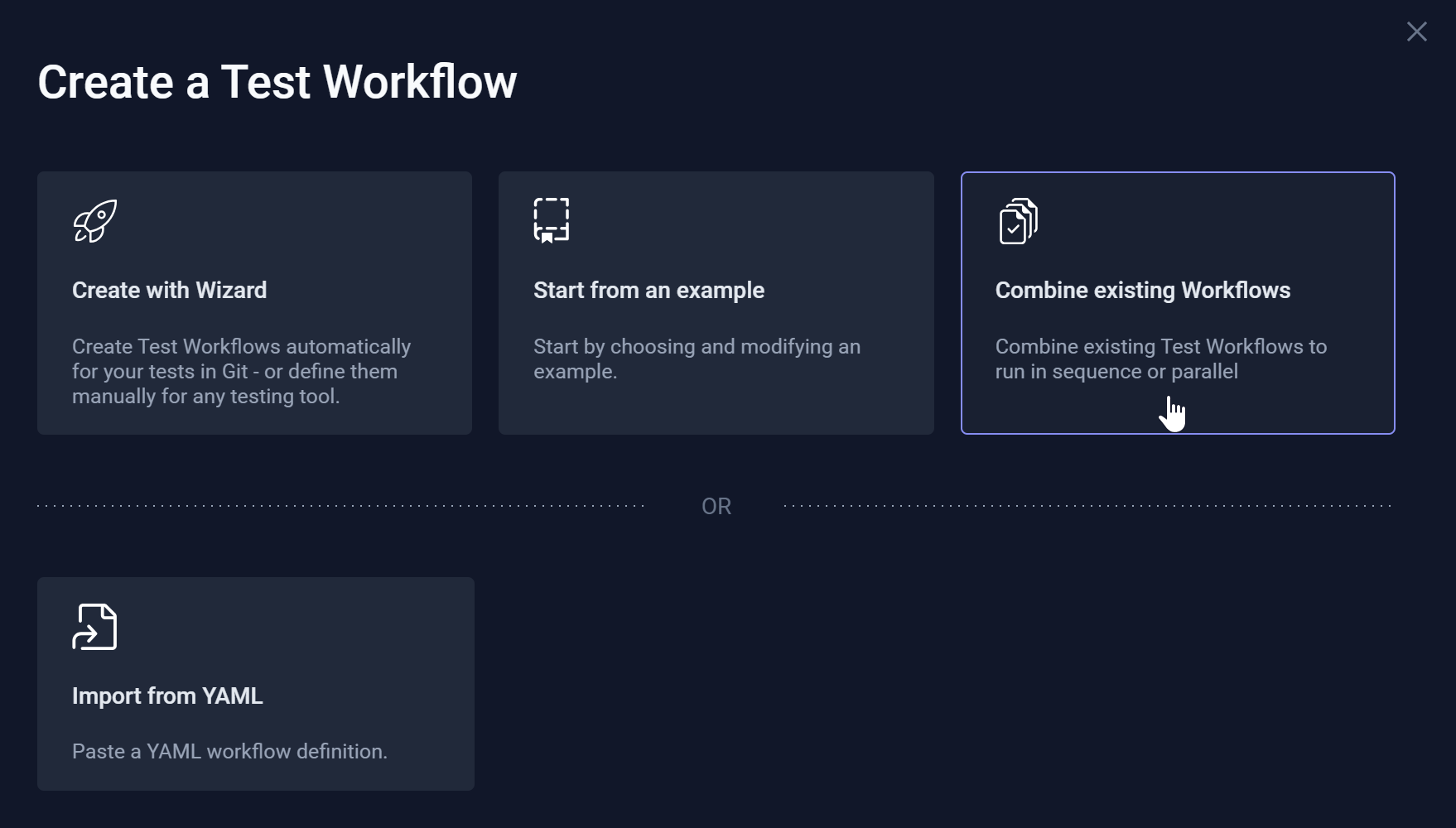 Combine Existing Workflows